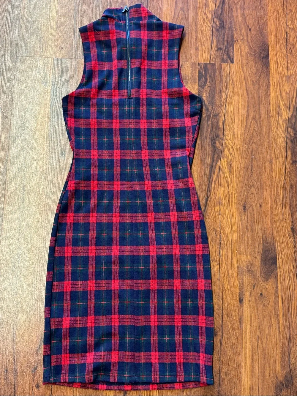 RD Plaid Sleeveless Dress – Size XS - Picture 2 of 7